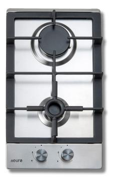 Euro 30cm Two-Burner Gas Cooktop – ECT30GX