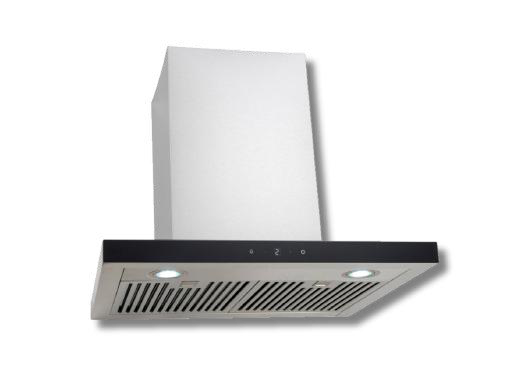 Euro 60cm Straight Touch-Control Canopy Rangehood – EM60TCSX