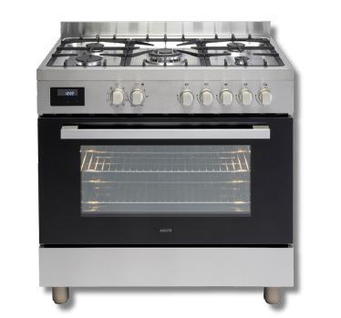 Euro 90cm Dual Fuel Freestanding Cooker – EO90FSDPSX