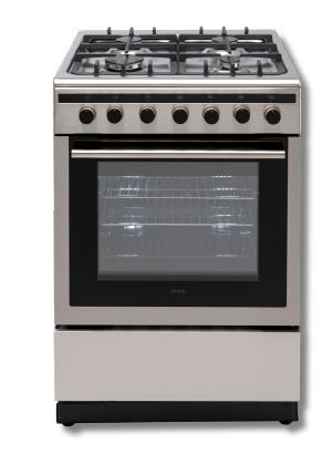 Euro 60cm Dual Fuel Freestanding Cooker – EV600DFSX
